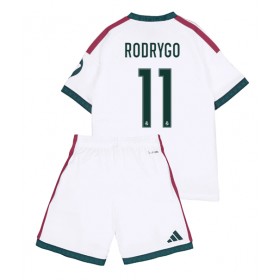 Real Madrid Rodrygo Goes #11 Hemmakläder Barn 2026-27 Kortärmad (+ Korta byxor)